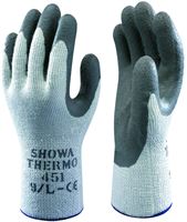 Rokavice latex SHOWA® 451 EN388+EN407+EN511, sive, vel. 10, P120, Z023710