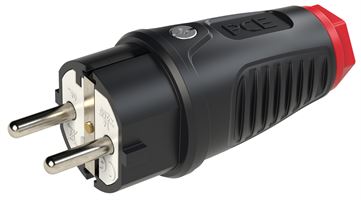 Šuko vtikač TAURUS 2, gumi 250V IP54 P30, Z0511-SR