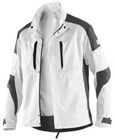 Jakna KÜBLER ACTIVIQ bela/antracit 270 g/m² vel. L, Z12501097L