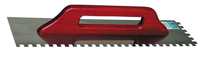 Vlečna gladilka Profi 500x130x0,7mm E4 nazobčana, ročaj privit P25, Z1742404