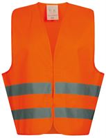 Odsevni brezrokavnik OSKAR WICA-TEX® oranžen, EN 20471/2, poliester, vel. univerzalen, P50, Z22686
