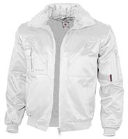Pilotska jakna QUALITEX, bela, 265 g/m², vel. L, Z23611L