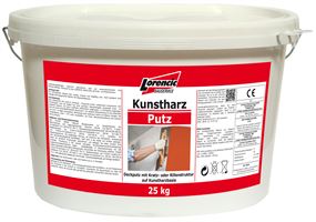 Zaključni fasadni omet iz umetne smole-praskan 1,5mm,beli,poraba 2,5kg/m², 25kg/vedro, 32veder/pal, Z2510325LOW