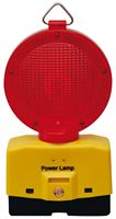 Opozorilna gradbiščna svetilka LED rdeče-prozorna 180mm P10, Z252291