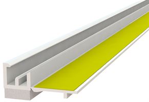 Ometni špaletni profil ozek 8x8mm, tesnilo 3mm, dolžina 2,4 m P30=72m, Z3324