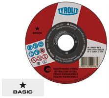 Rezalna plošča jeklo "super tanka" 41, 115x1,0x22,23mm A60R-BFB INOX TYROLIT, Z34332868