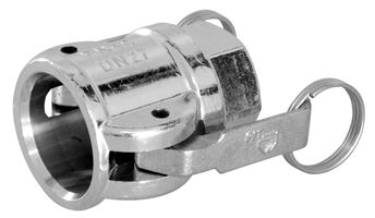 Spojka za cev za malto 25mm ŽD 1 cola NN - Aluminij, Z37593