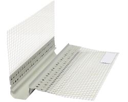 Dilatacijski profil tip I za notranji kot z mrežo in belim trakom 2,50m/palica P25, Z4045X