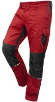 Bundhose QUALITEX IND, rot/anthrazit, 250 g/m², Gr. 62, Z42014-RABH62