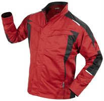Bundjacke QUALITEX IND, rot/anthrazit, 250 g/m², Gr. M, Z43014-RABJM