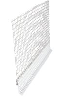 Natični profil PVC za Alu cokl profil, L= 2,5 m, z armirno mrežo P25 72kart/pal, Z4650305001