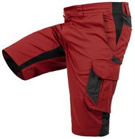 Arbeitsshorts QUALITEX IND, rot/anthrazit, 250 g/m², Gr. 52, Z47014-RAAS52