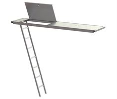 Aluminijast podest z vrati in lestvijo za gradbeni oder, Z4810520