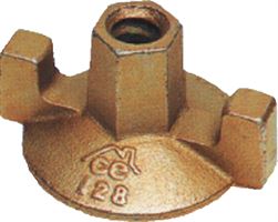 Krožna dvokrilna opažna matica 80mm pocinkana (0128), Z4811280