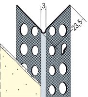 Aluminjasti kotnik 90° 23x23mm 3,00m/palica 50palic/vez 136vez/pal, Z49779300