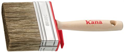 Pleskarska krtača Kana Lasur 100x30mm mešane ščetine, trdi les P6, Z532510-411