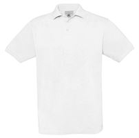 Polo majica Piqué SAFRAN, bela, 180 g/m², vel. L, P10, Z54942L