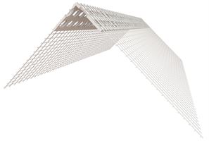 PVC-kotnik z armirno stekleno mrežo 10x23cm, L = 2,50 m, P50=125m 40kart/pal, Z5533307