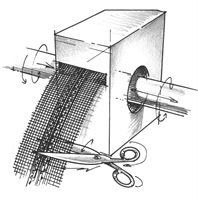 PVC-fleksibilen kotnik z armirno mrežo v roli, 12,5x12,5cm, naluknjan, 50 m/rola 30kart/pal, Z5901907