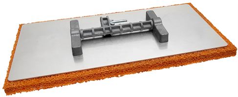 Alu-zaribalka z oranžno peno 200x400mm brez ročaja P2, Z6405