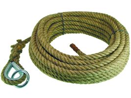 Dvižna vrv iz konoplje 50m , debeline 20mm, brez karabina, Z70075
