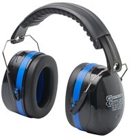 Kapselgehörschutz PROFI schwarz/blau mit Kopfbügel, SNR 33dB, EN352-1, VPE20, Z701433