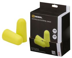Gehörschutzstöpsel BASIC gelb, SNR 38dB, EN352-2, 100Paar/Pack = 200Stk, VPE6, Z731103