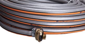 Cev za vodo SMARTFLEX SMT 1/2" cole, sivo/oranžna 14bar kpl. z GEKA-spojkami, dolžina 25m, Z80101325K