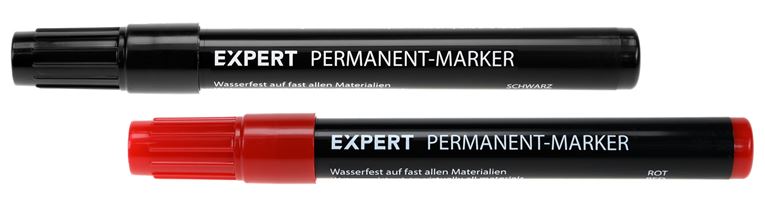 Trajni marker Lyra EXPERT črn 1,5-3mm debelina črte 10kos/kart, Z8411010