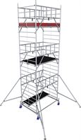 Alu-premični oder KRAUSE® MONTO® PROTEC® XXL dim. 2,00x1,20m, delovna višina 7,30m, Z945143