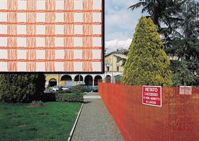 Gradbiščna zaščitna mreža Austronet 350 oranžna širina 180cm, 50m/rola 35rol/paleta, ZA350180