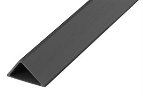 Trikotna robna opažna letvica PVC 30/41mm, votla, dolžina 2,5m/palica, 40palic/vez, 49vez/paleta, ZD30