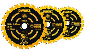 Komplet rezalnih plošč EXTREME DEWALT®, 3kosi DT10304, 190x30mm Z24, za krožno žago DWE575K, ZDT10399-QZ
