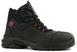 Gradbeni zaščitni čevelj DUSKY, črn, visok, EN ISO 20345:2011 S3 CI SRC, vel. 41, ZDUSKY41