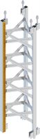 Jekleni steber GEDA UNI-X-MAST 1,5m, pocinkan, za GEDA 500Z, 500Z/ZP 2, ZG3350