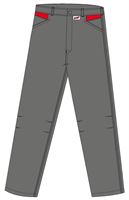 Bundhose LO-ACTIVE anthrazit/rot 245 g/m² Gr. 50 VPE5, ZLO-ACTAR-BH50