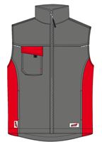 Winterweste LO-ACTIVE anthrazit/rot 245 g/m² Gr. 48 VPE5, ZLO-ACTAR-WW48
