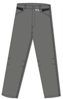 Bundhose LO-ACTIVE anthrazit/schwarz 245 g/m² Gr. 50 VPE5, ZLO-ACTAS-BH50