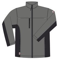 Softshell-Jacke LO-ACTIVE anthrazit/schwarz 300 g/m² Gr. 46 VPE5, ZLO-ACTAS-SJ46
