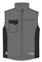 Winterweste LO-ACTIVE anthrazit/schwarz 245 g/m² Gr. 58 VPE5, ZLO-ACTAS-WW58
