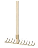 Vrtne grablje 14 zob z ročajem P5, ZR1140I0