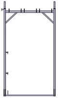 Rahmen 2,0x1,10m, aus Stahl, verzinkt, ZSIGP0210