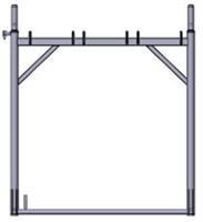 Rahmen 1,0x1,10m, aus Stahl, verzinkt, ZSIGP0212