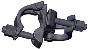 Gerüstkupplung fixiert 48,3x48,3mm, aus Stahl, verzinkt, ZSIGU0100