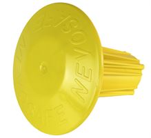 Schutzkappe NEVOSAFE-PLUS m. Stahleinlage gelb für Eisenende 20-36mm 70Stk/Kart 24Kart/Pal, ZSKAS2036G70