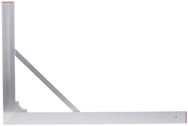 Gradbeni kotnik BWS 100x150cm s kapicami iz plastike, Z03493101