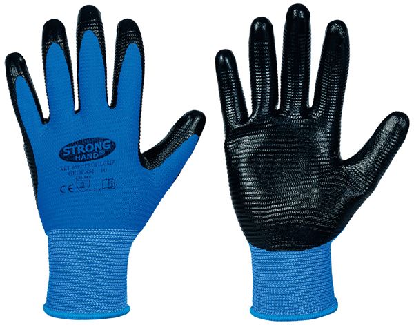 Rokavice PROFILGRIP STRONGHAND®, modre, EN388, Vel. 11, P120, Z058211