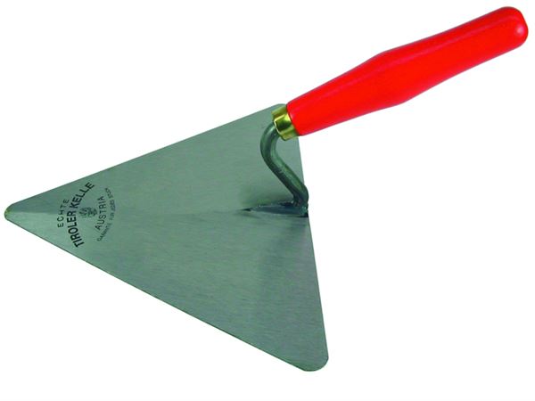 Bavarska zidarska žlica 180mm, z zavitim vratom P10, Z08218