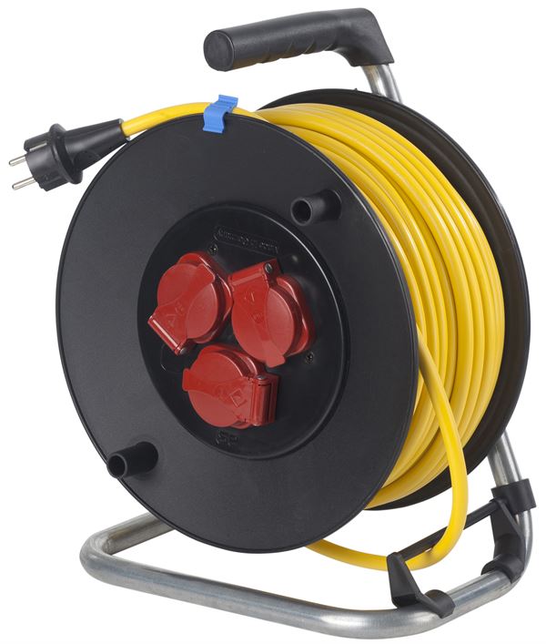 Kabelski boben z el.kablom 3x2,5mm, 33m kabel K35 3SSD IP44 zaščita na brizg vode, Z10139