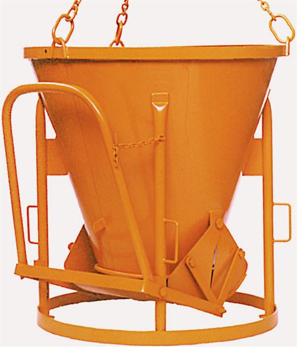 Silos za beton 1011.8, 500l stožčast z vzvodom za odpiranje, Z1050